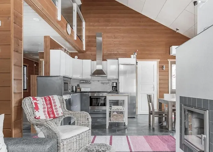 샬레 Hullun Mustikka Saukkopari